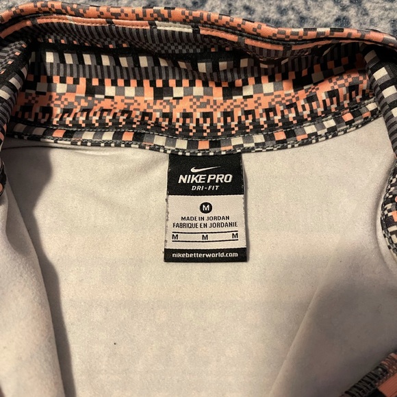 Women’s Nike Pro Dri Fit 1/2 Zip SZ M - Picture 2 of 10